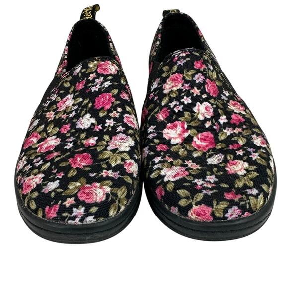 Dr Martens Finch Floral Slip On Shoes AW004 Womens Size 7 - Picture 2 of 8